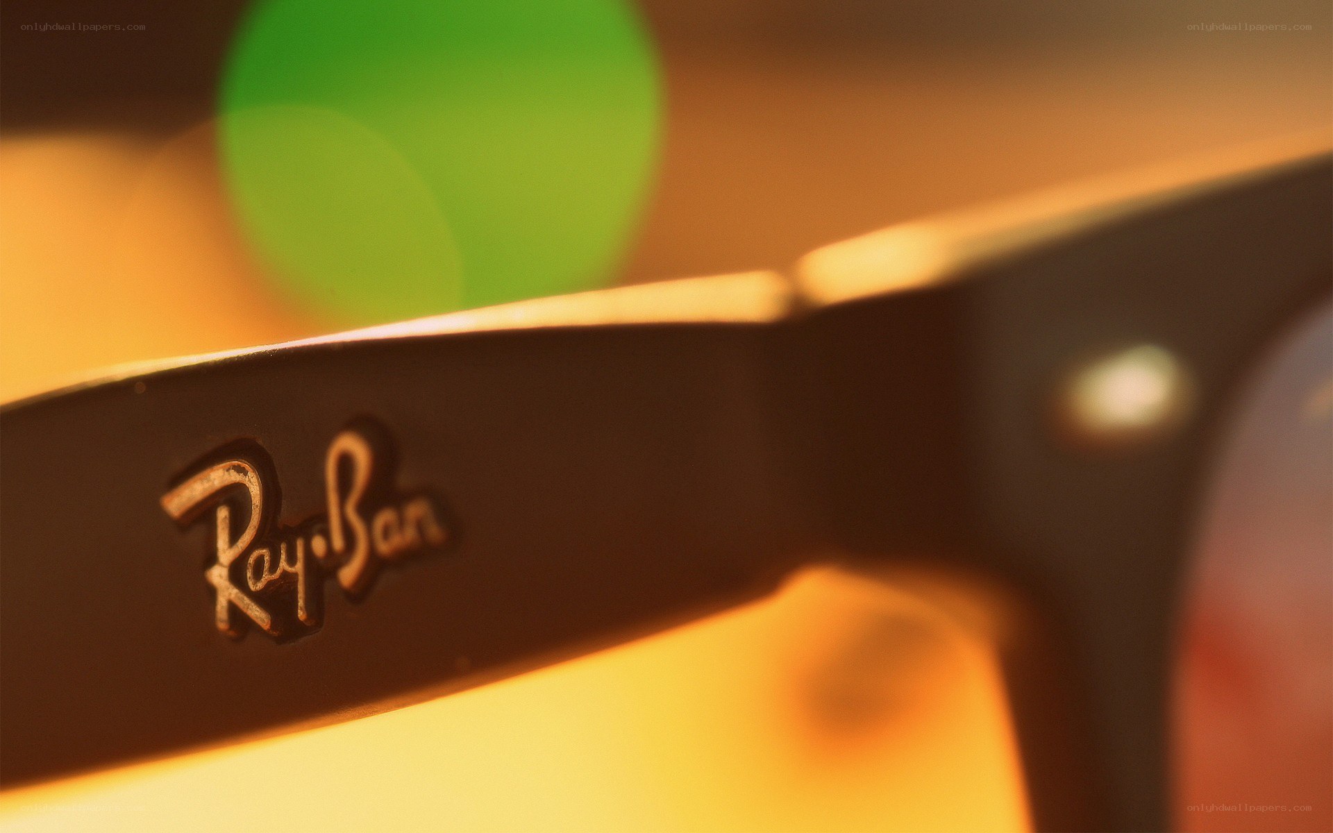 Ray-Ban sunglasses close-up