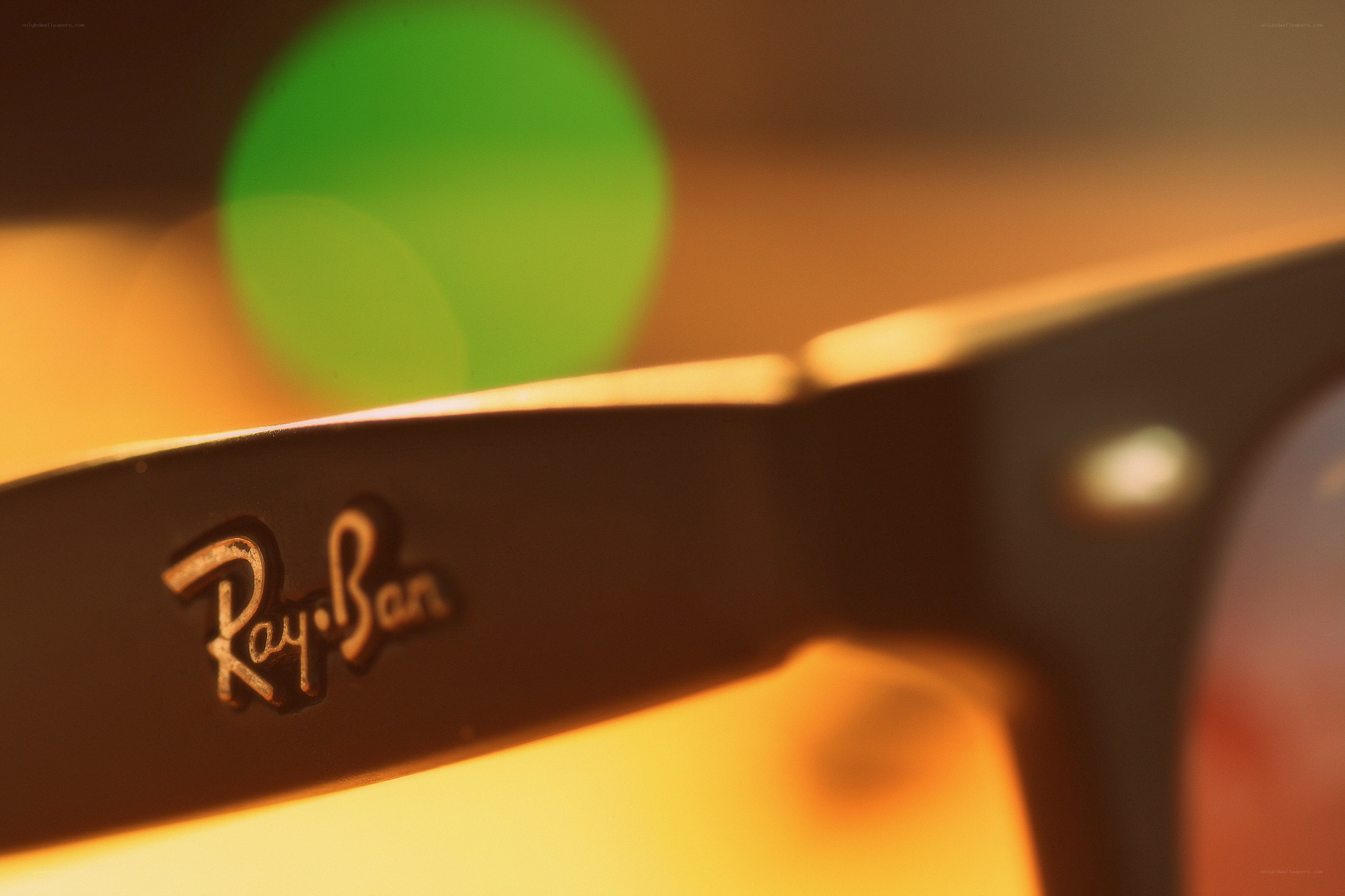 Ray-Ban sunglasses close-up