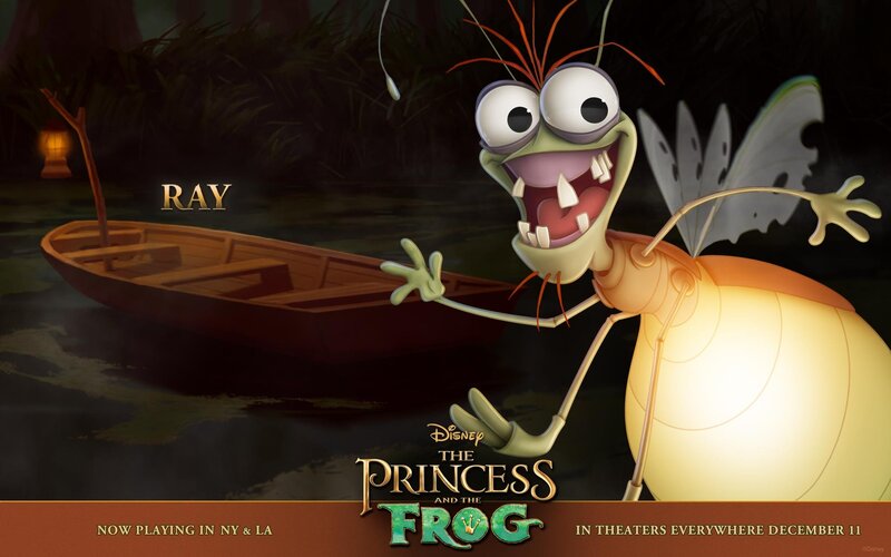 Ray the firefly from The Princess and the Frog