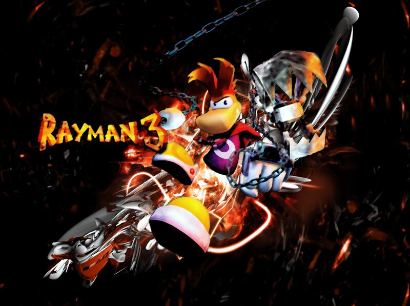 Rayman 3 action scene