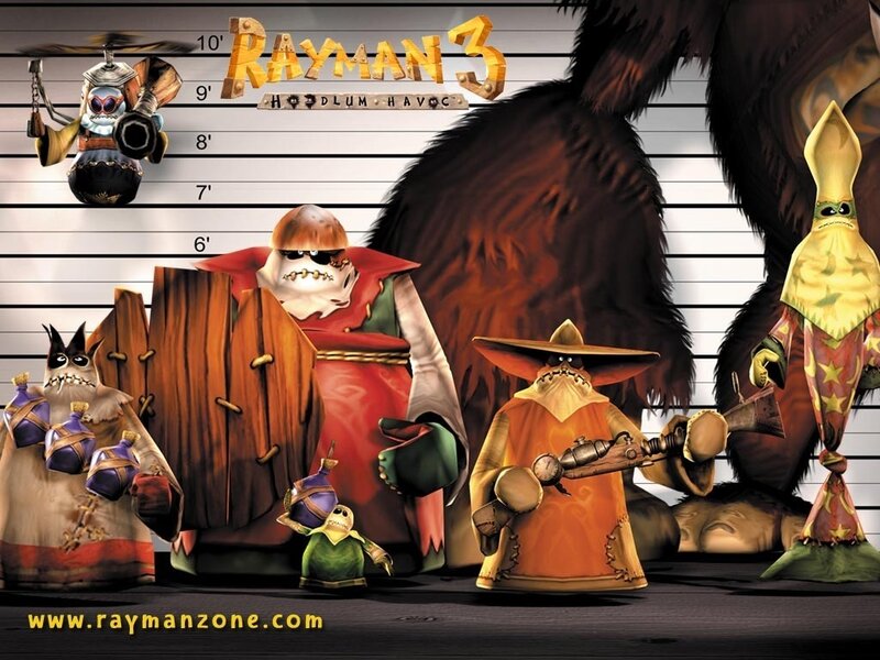Rayman 3 mugshot lineup