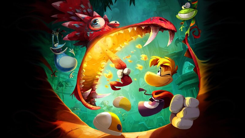Rayman Fighting a Dragon