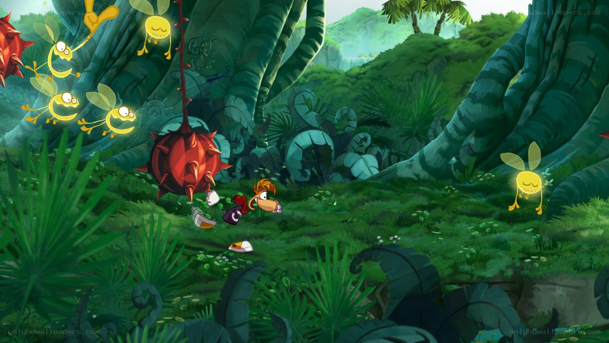 Rayman in the jungle