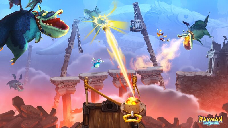 Rayman Legends action scene