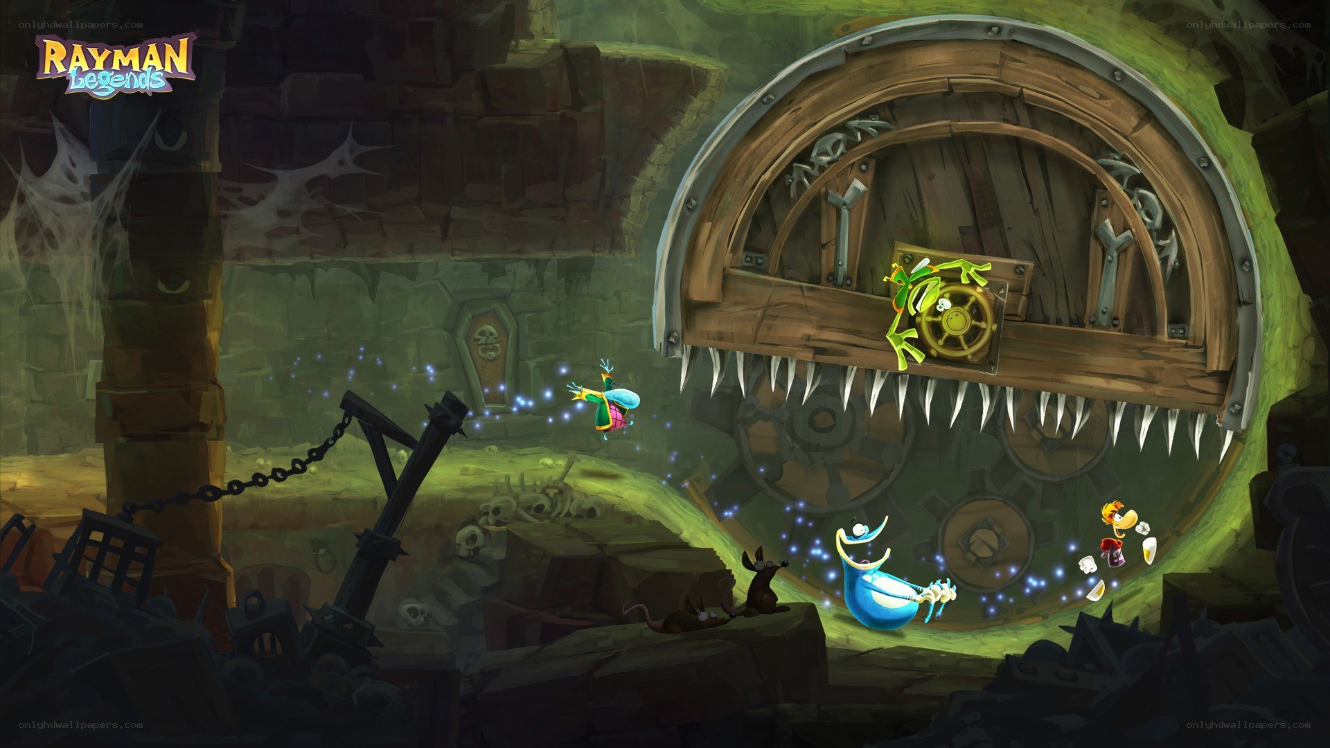 Rayman Legends gameplay scene