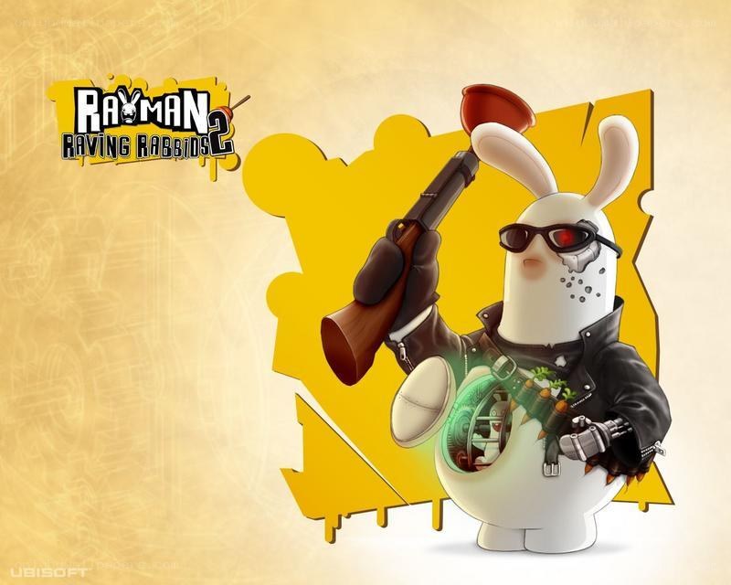 Rayman Raving Rabbids 2 character art