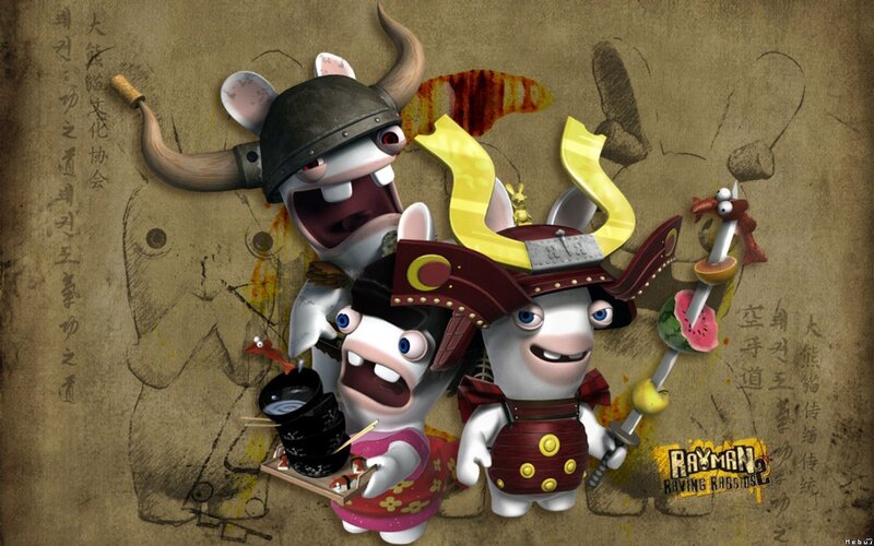 Rayman Raving Rabbids 2 characters