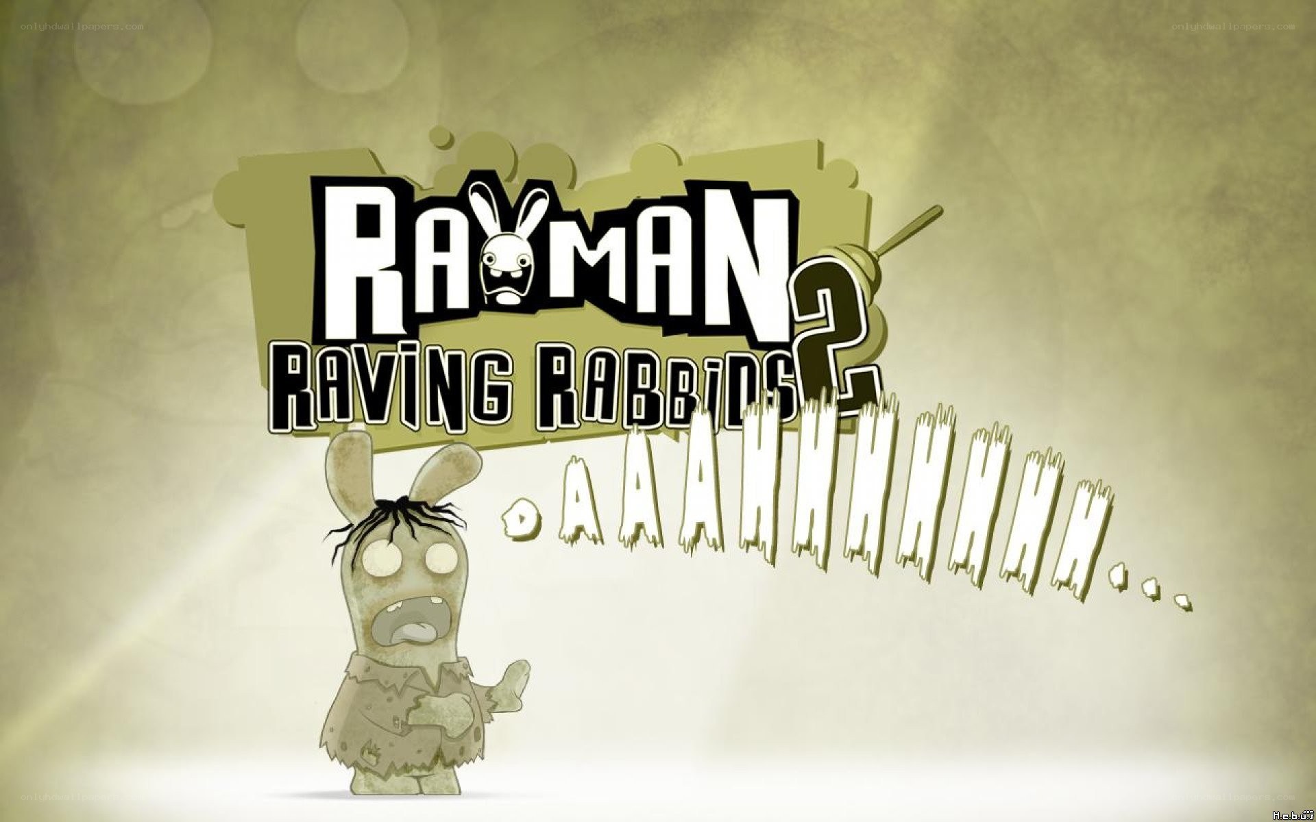 Rayman Raving Rabbids 2 title screen