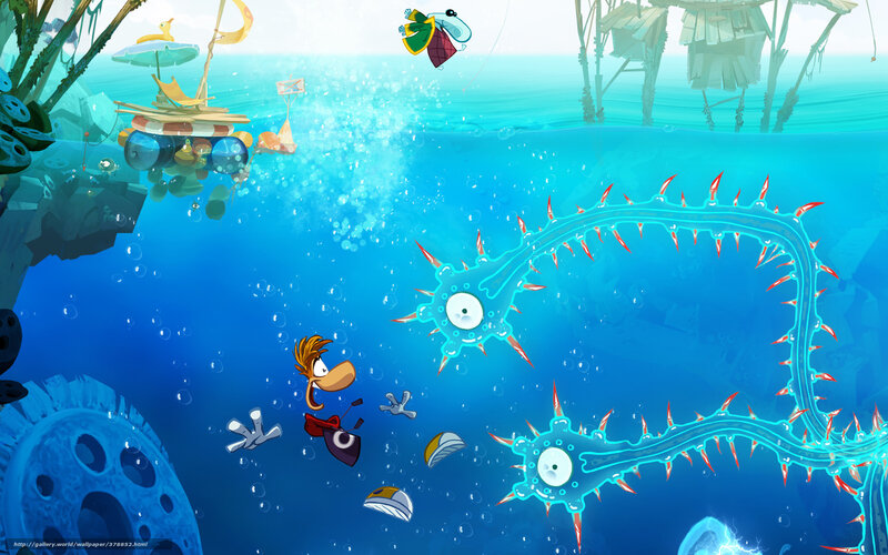 Rayman underwater adventure