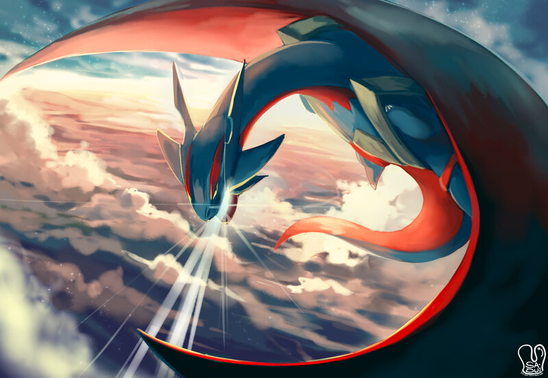 Rayquaza in Sky