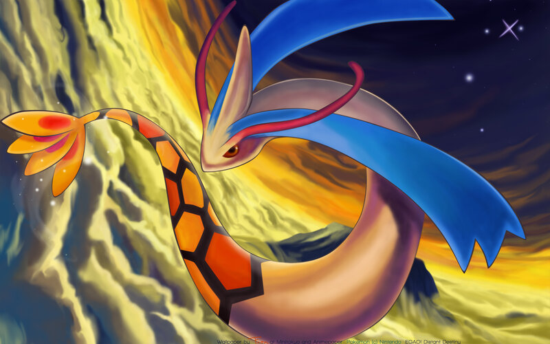 Rayquaza in the sky