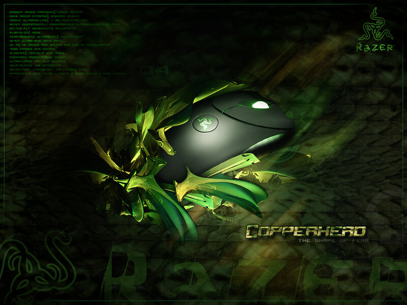 Razer Copperhead mouse wallpaper
