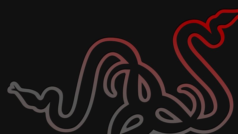 Razer Logo Design — Black, Minimalist, Vector Art