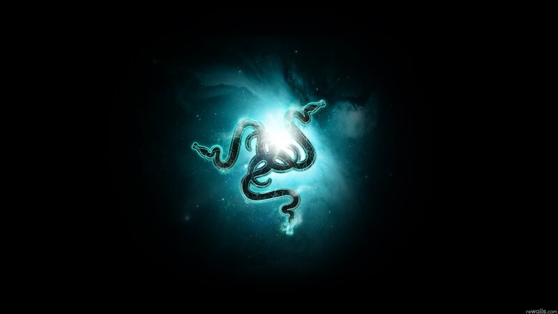 Razer Logo in Space — Black, Dramatic
