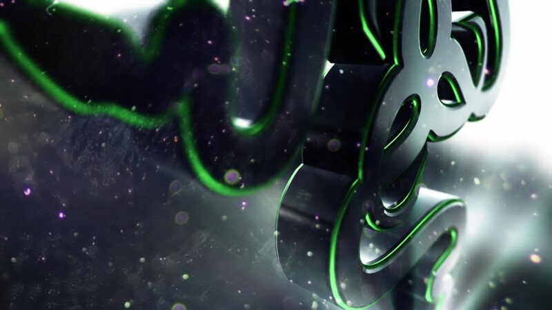 Razer Logo in Space — Black