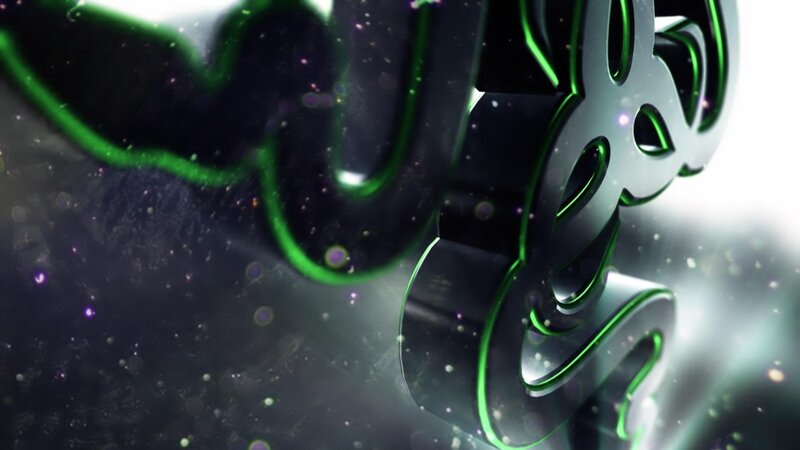 Razer logo in space