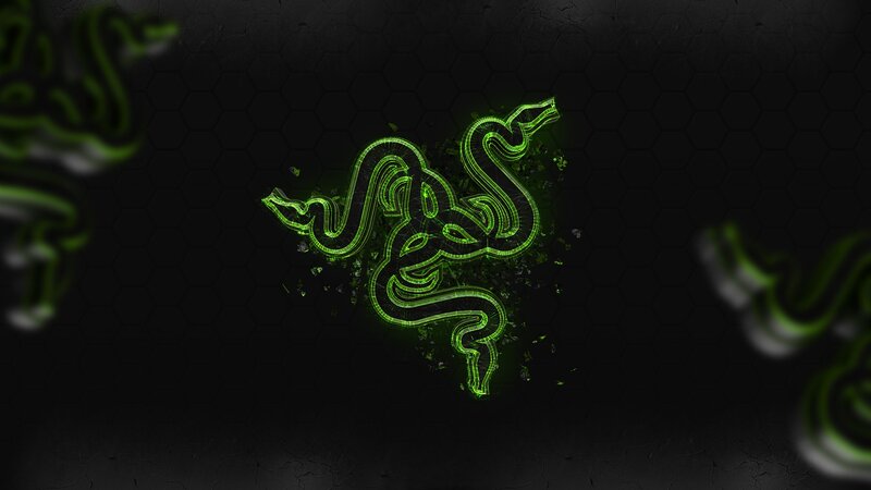 Razer logo neon wallpaper