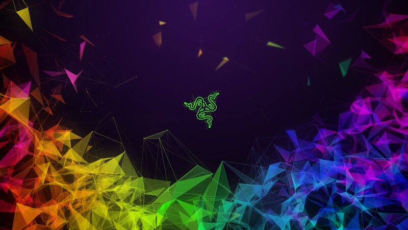Razer Logo on Abstract Background