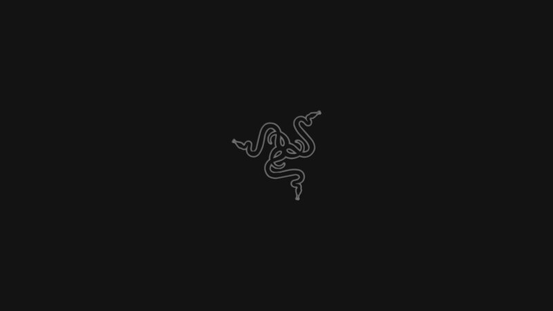 Razer Logo on Black — Minimalist