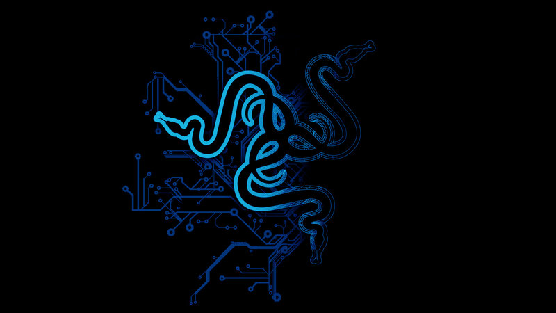 Razer logo on circuit board