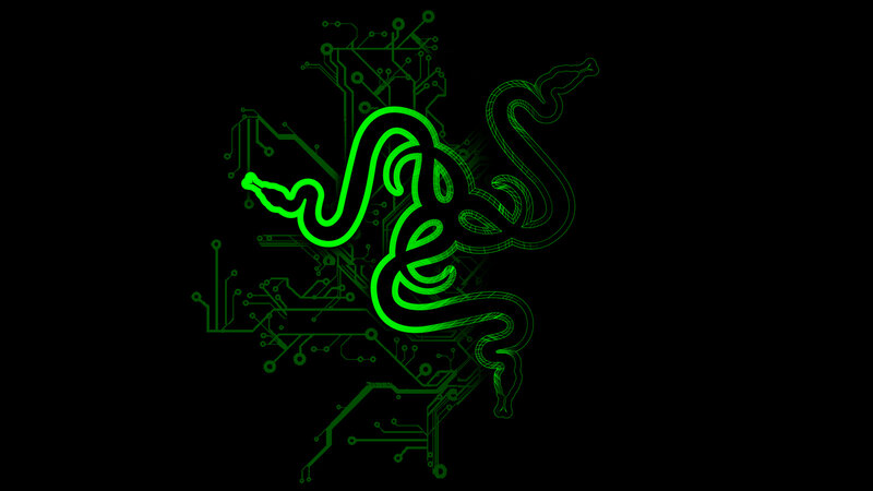 Razer logo on circuit board