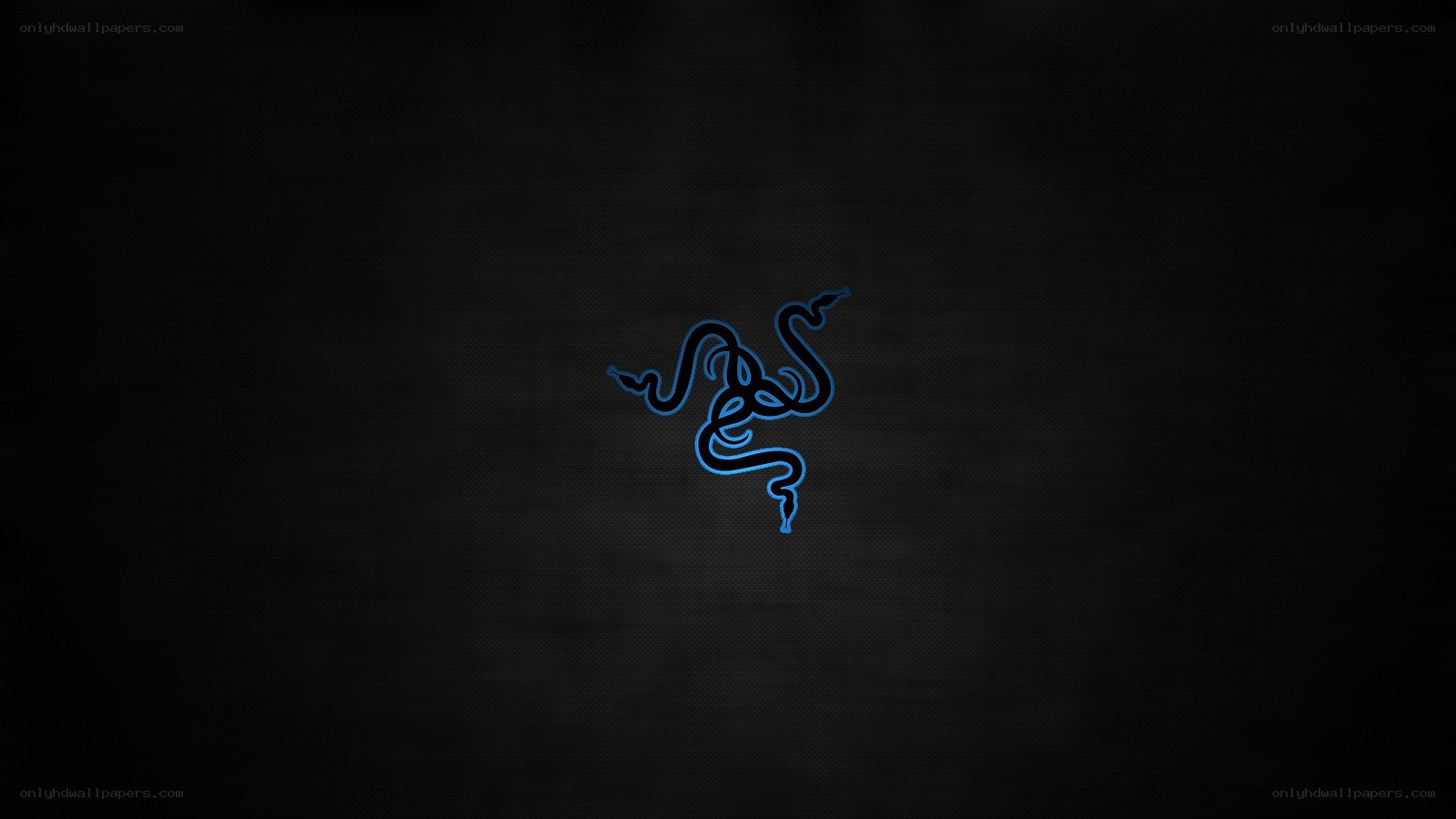 Razer logo on dark background