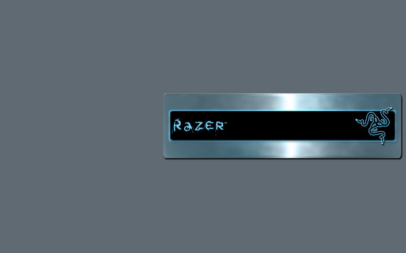 Razer logo on dark background