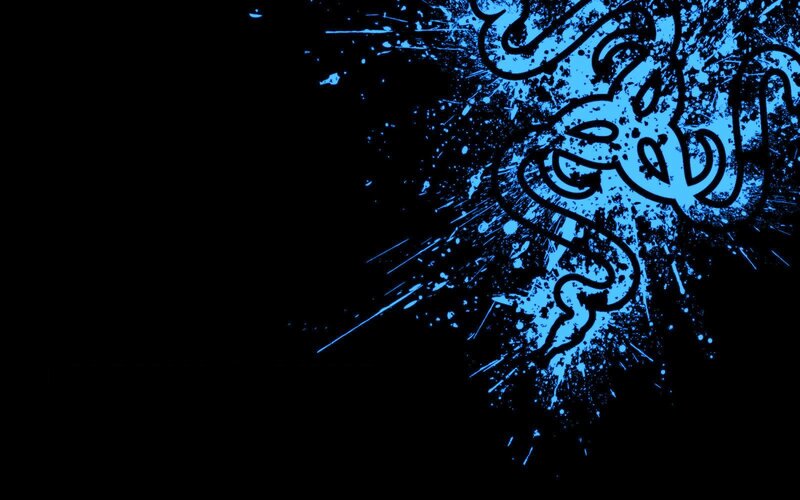 Razer logo splatter design