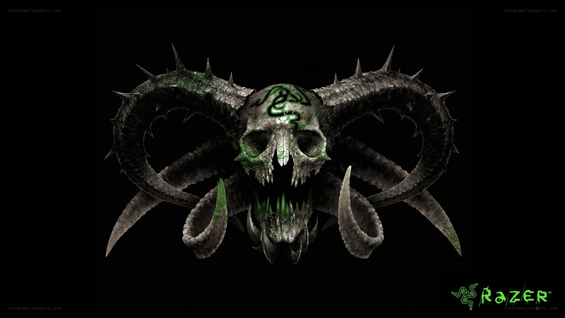 Razer skull and horns logo