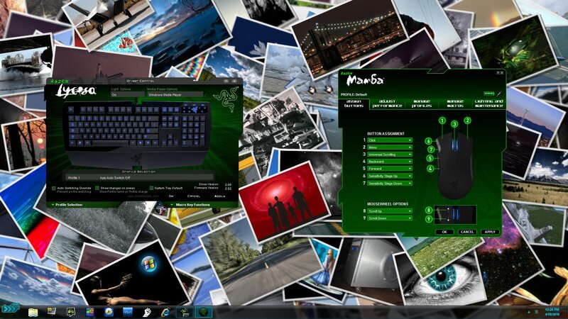 Razer software on desktop