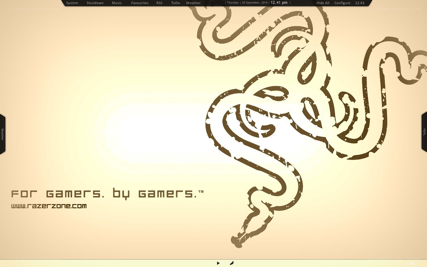 Razer Zone interface screenshot