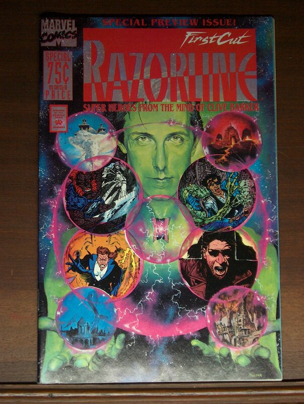Razorline comic book cover