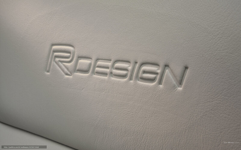 RDesign logo on leather