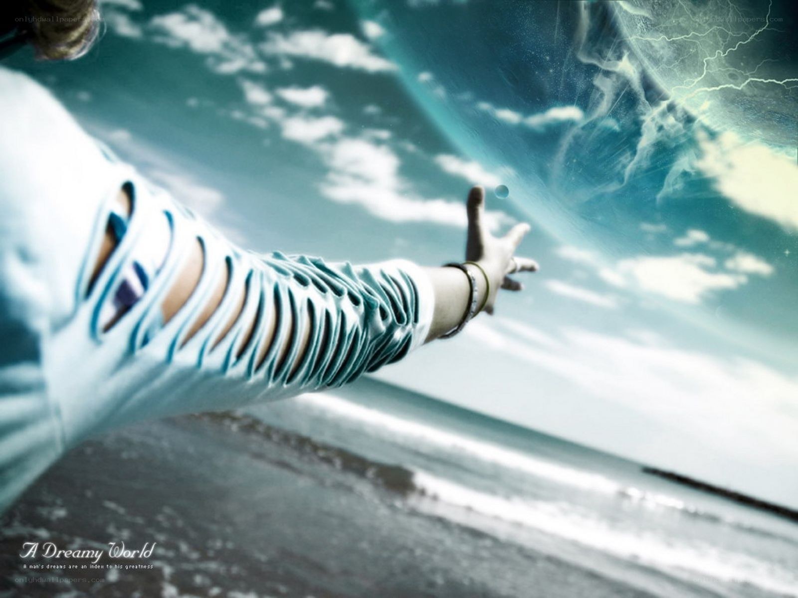 Reaching for a dreamy world