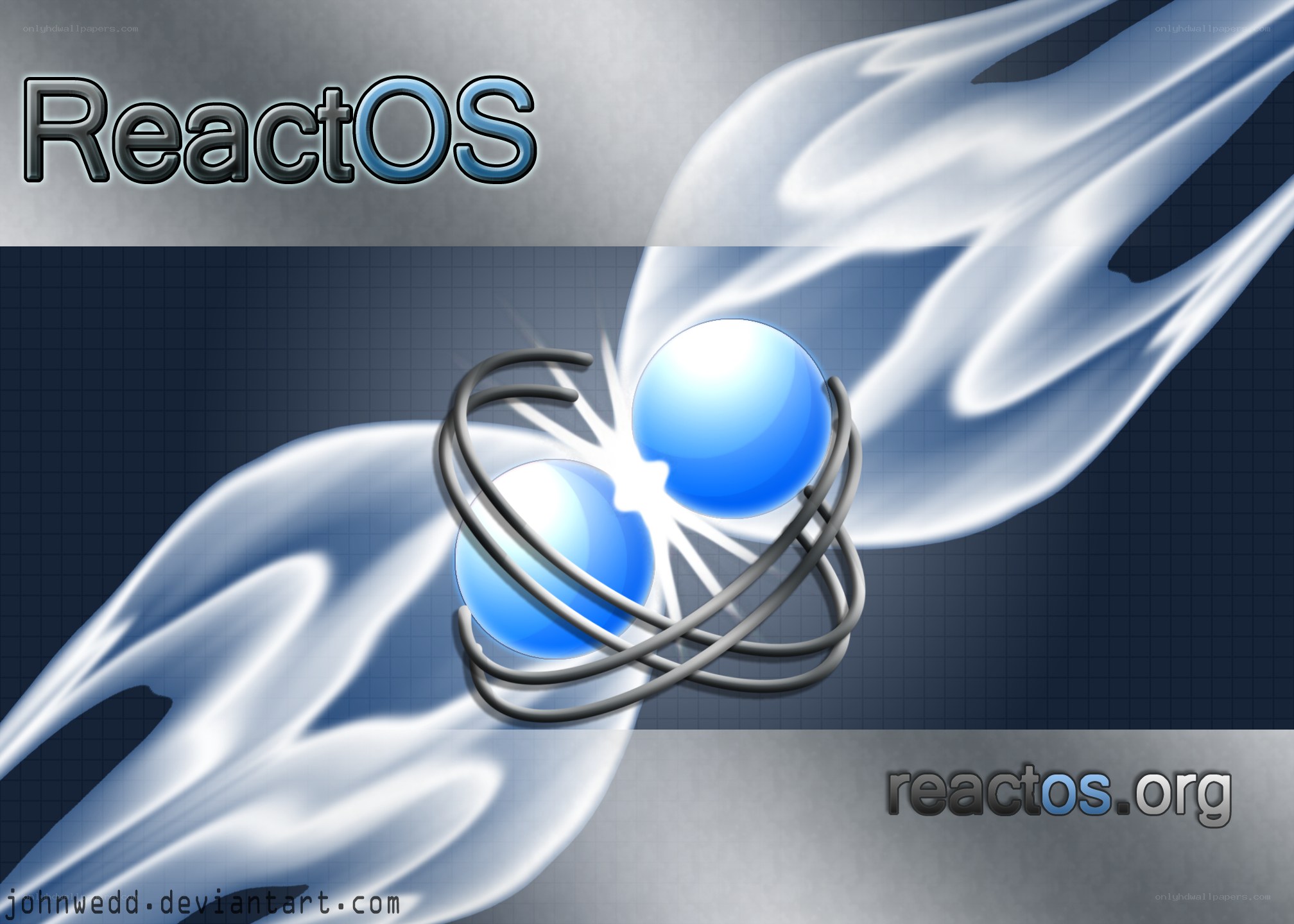 ReactOS logo and branding