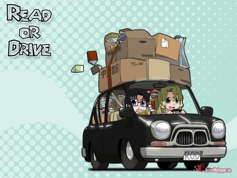 Read or Drive anime wallpaper