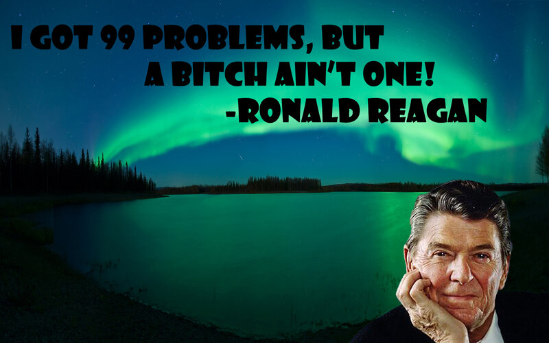 Reagan aurora meme