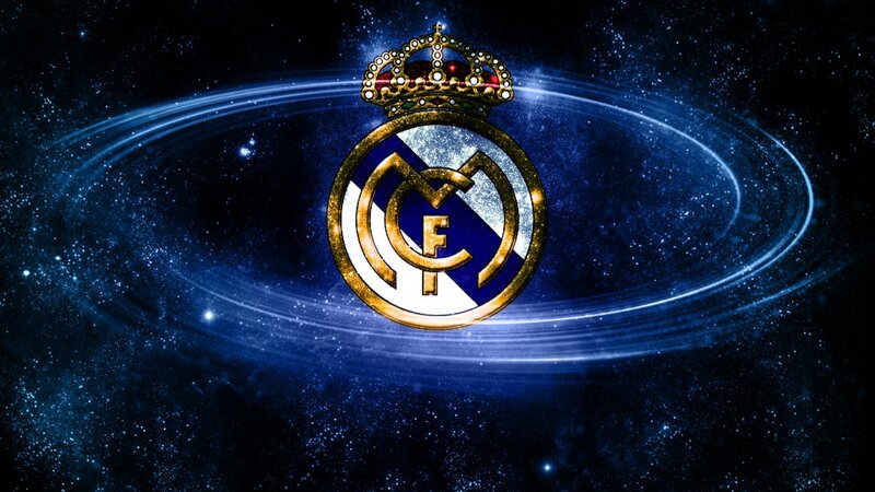 Real Madrid Crest — Blue, Dramatic