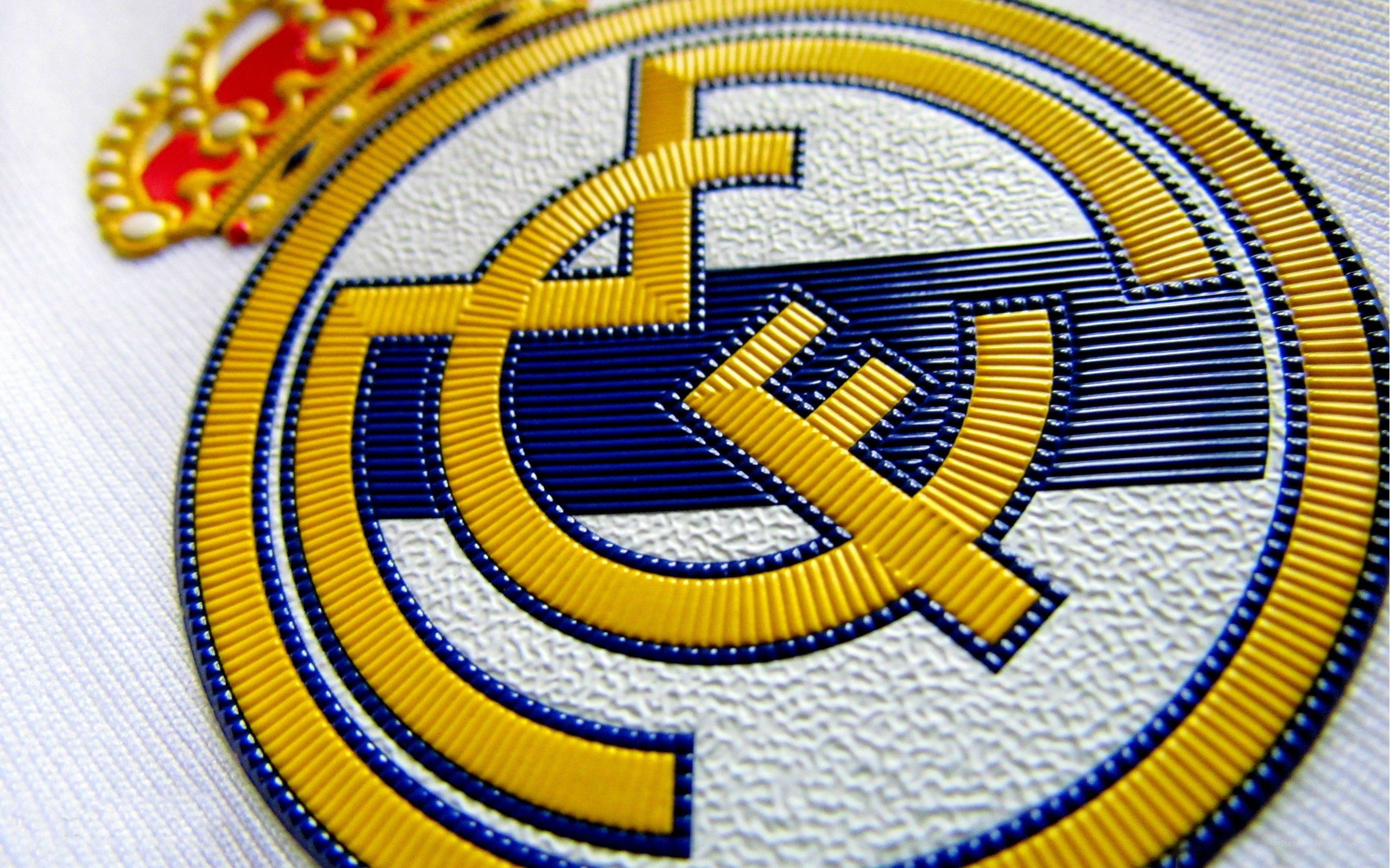 Real Madrid crest close-up