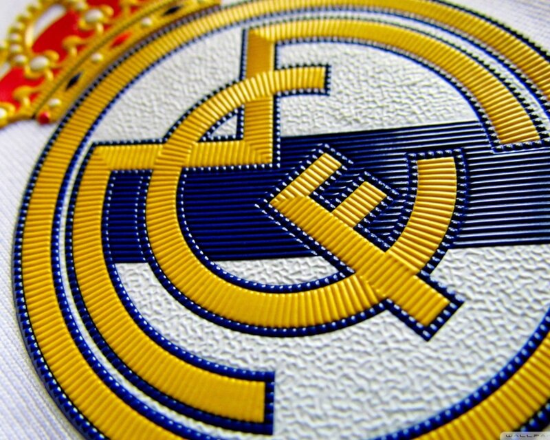 Real Madrid crest close-up