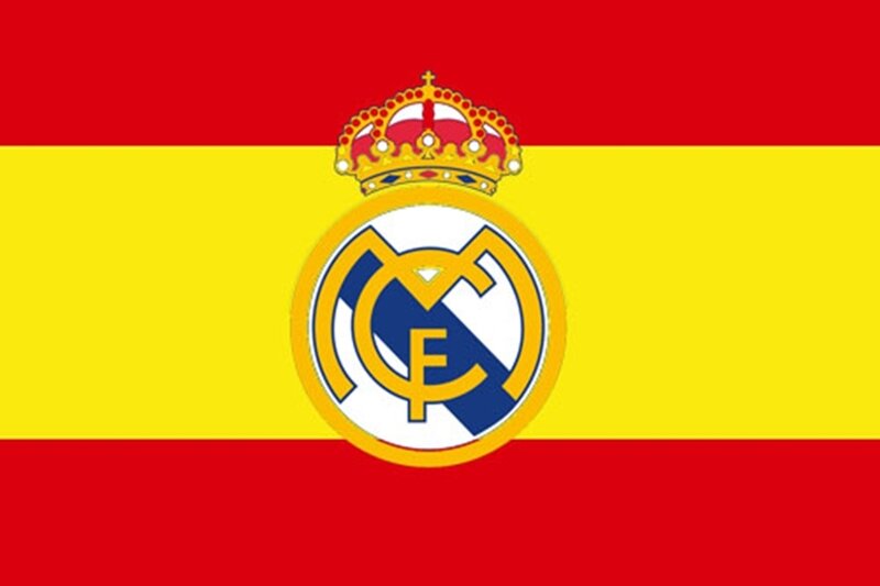 Real Madrid Crest — Red