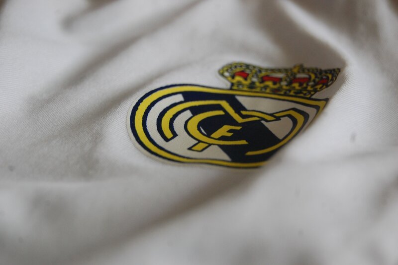 Real Madrid Crest — White