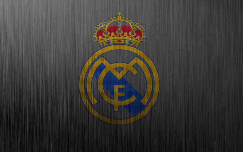 Real Madrid Logo — Black, Serious