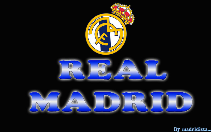 Real Madrid Logo — Black