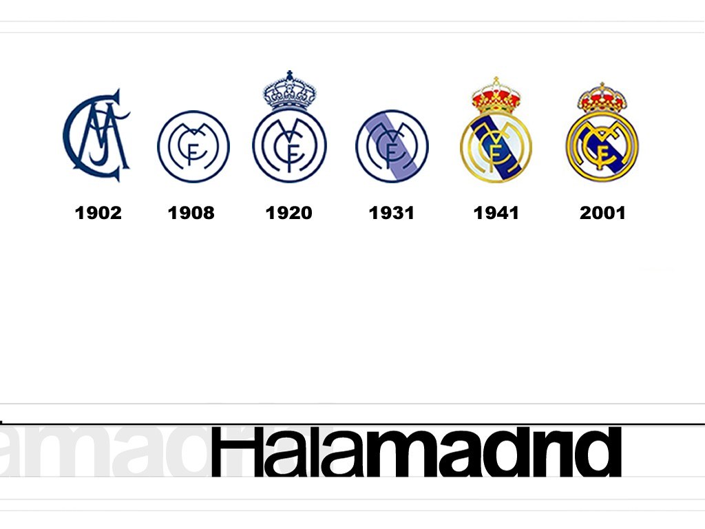 Real Madrid logo evolution