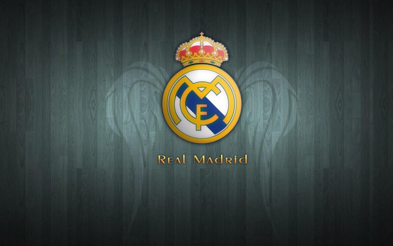Real Madrid Logo — Gray