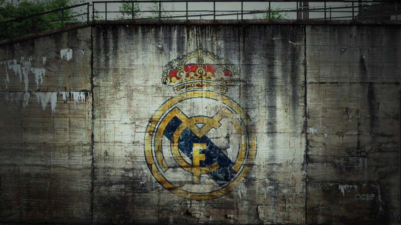 Real Madrid Logo on Wall