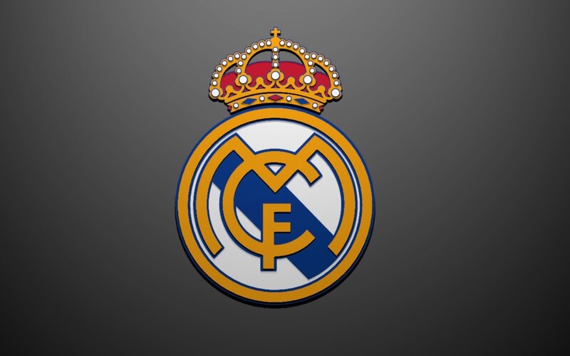 Real Madrid Logo — White, Formal