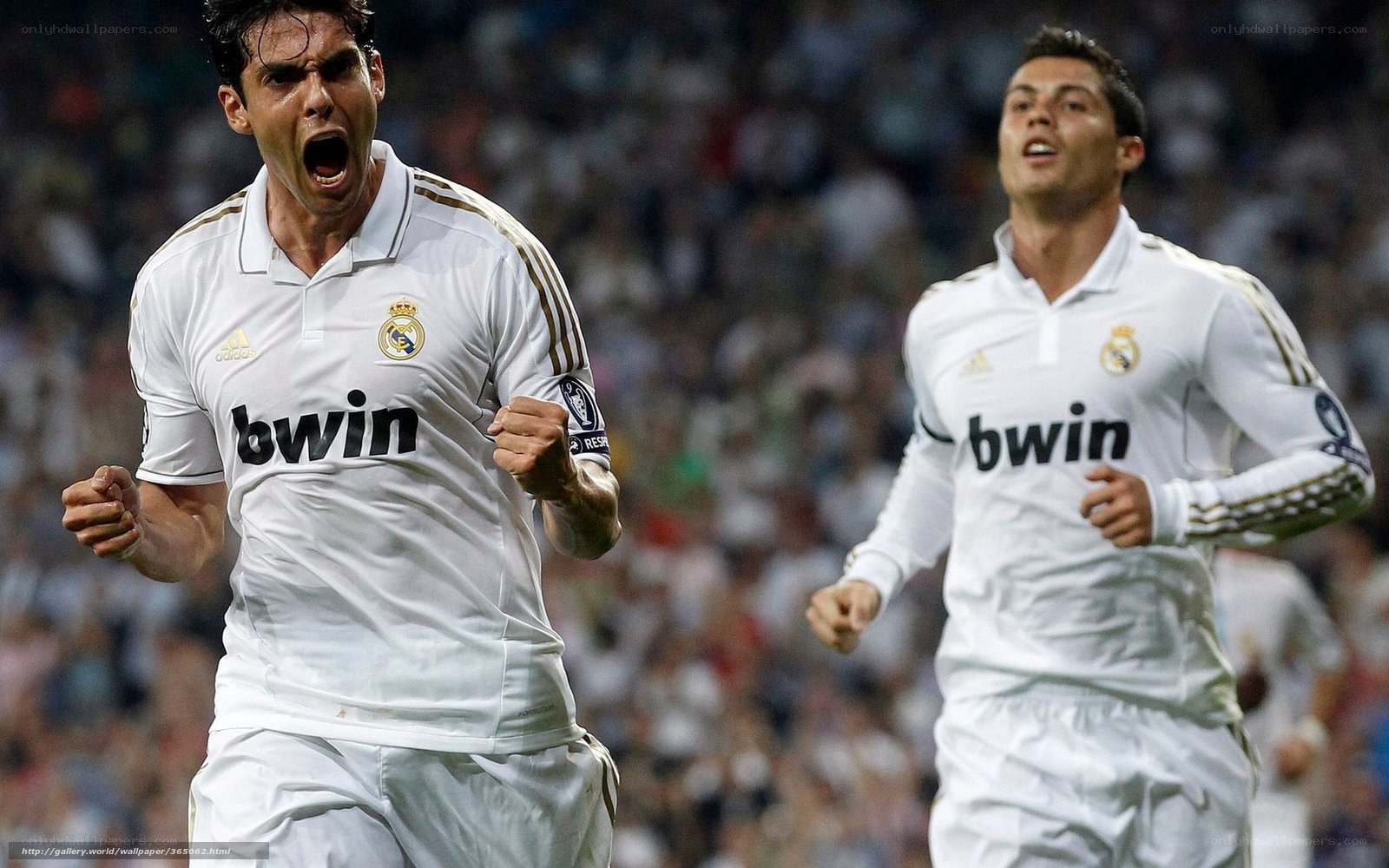 Real Madrid players celebrating