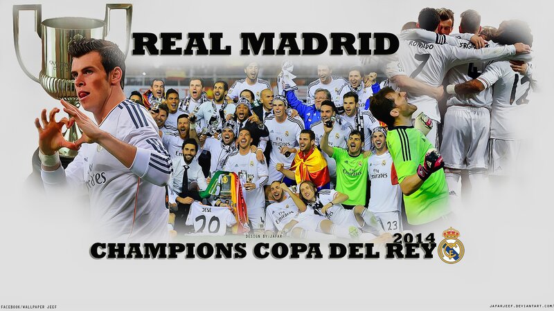 Real Madrid Players Celebrating — White, Triumphant